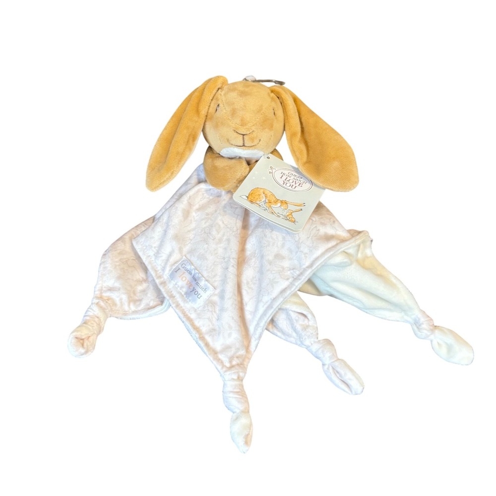 Guess How Much I Love‎ You Baby Lovey Infant Plush Knotted Security Blanket NWT
